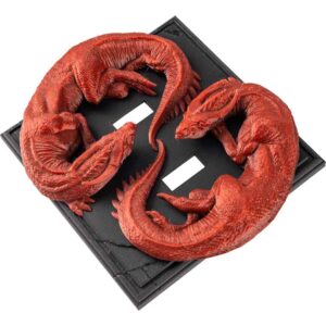 Dual Dragon Light Switch Cover