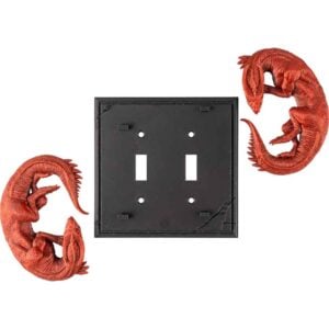 Dual Dragon Light Switch Cover