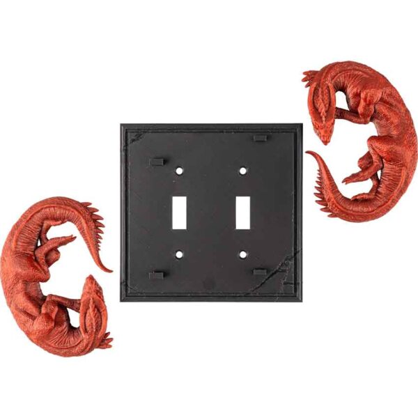 Dual Dragon Light Switch Cover
