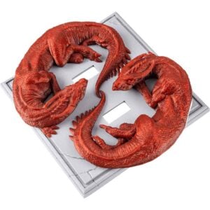 Dual Dragon Light Switch Cover