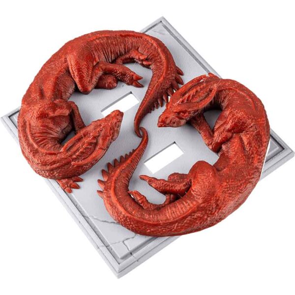 Dual Dragon Light Switch Cover