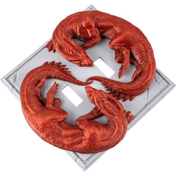 Dual Dragon Light Switch Cover