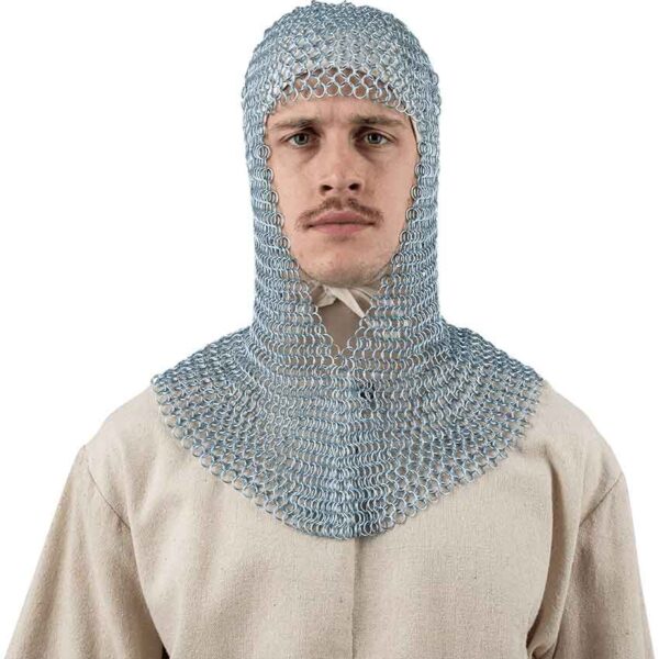 High Tensile Steel Chainmail Coif