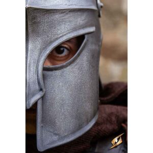 Corinthian Helmet with Plume - Epic Dark with Red