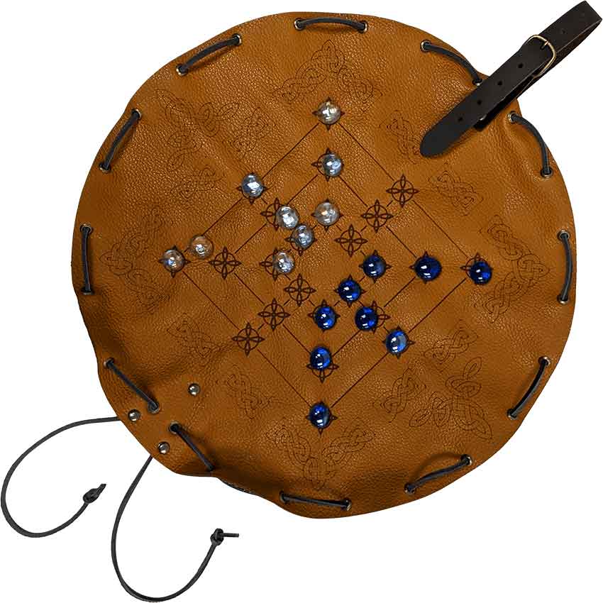 Medieval Morris Game with Pouch