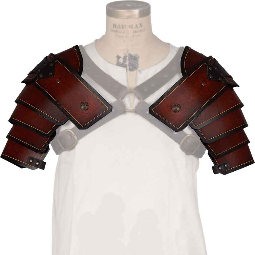 Roman Leather Pauldrons