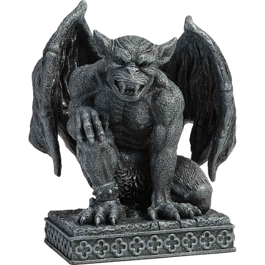 Medieval Kneeling Gargoyle Statue