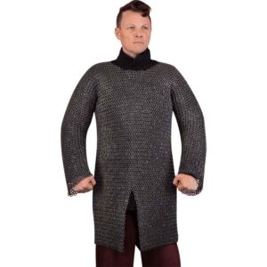 Riveted Aluminum Chainmail Hauberk - 10mm Round Rings
