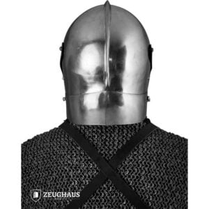 Bellows Face Sallet Helmet - Polished