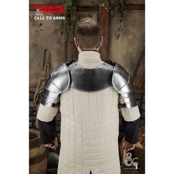 Dungeons & Dragons Steel Pauldrons - Polished