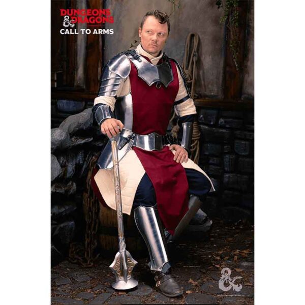 Dungeons & Dragons Steel Pauldrons - Polished