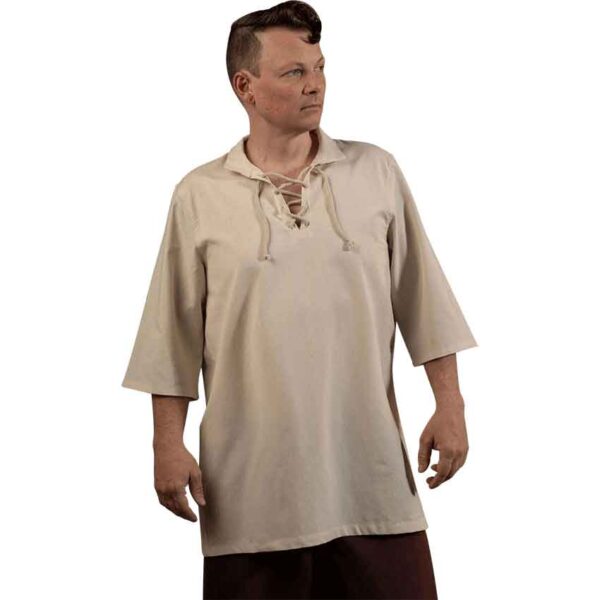 Aton Lace-Up Shirt