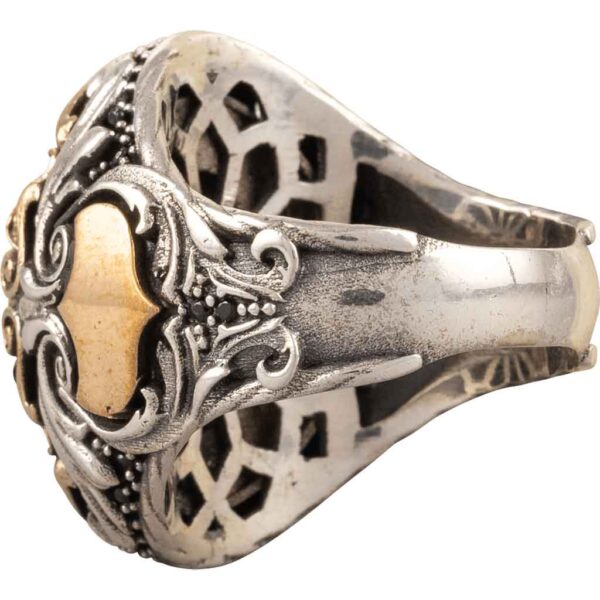 Onyx Medieval Fantasy Ring