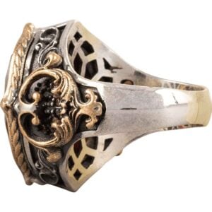 Red Gothic Vampire Ring