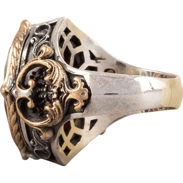 Red Gothic Vampire Ring