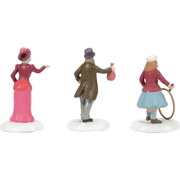 Set of 3 Friends & Neighbors Figurines - Dickens Village by Department 56
