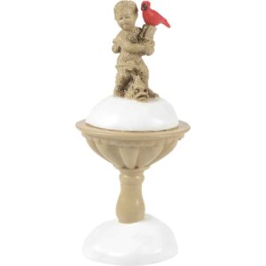 Cardinal Christmas Fountain - Christmas Village Accessories by Department 56