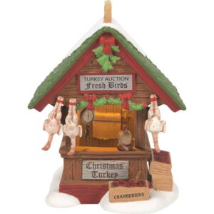 Dressed Turkey Auction Set - Dickens Village by Department 56