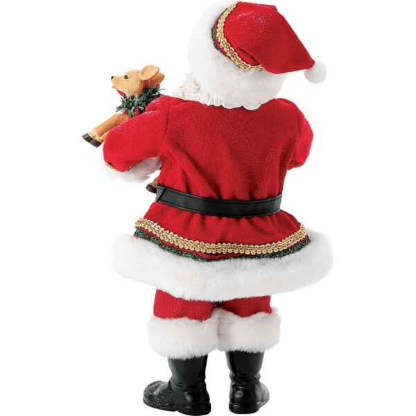 Double Deer - Santa Figurine by Possible Dreams