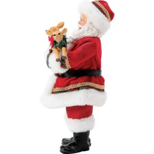Double Deer - Santa Figurine by Possible Dreams