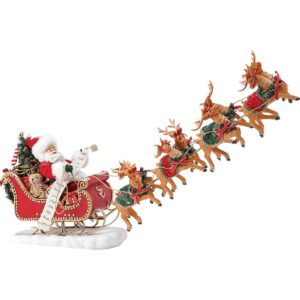 Snowy Sleighride - Santa Figurine by Possible Dreams