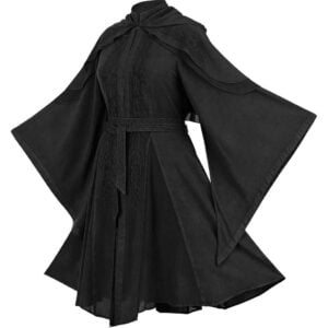 Lorana Elven Coat - Black Midnight
