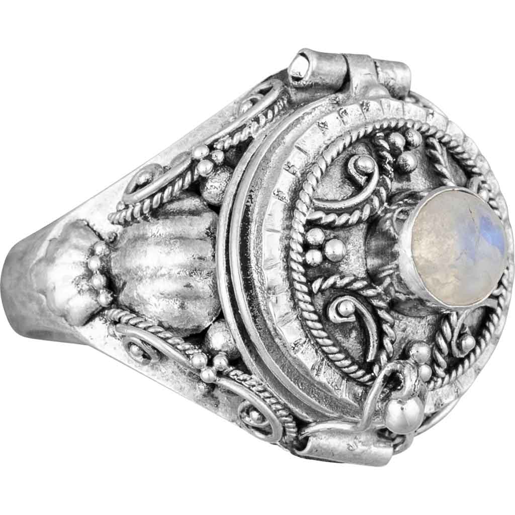 Medieval Moonstone Cross Ring