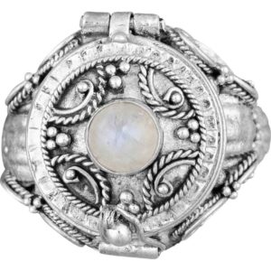 Medieval Moonstone Cross Ring