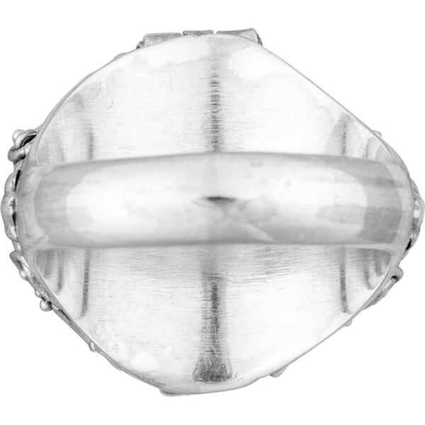 Medieval Moonstone Cross Ring