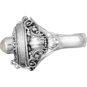 Medieval Moonstone Cross Ring