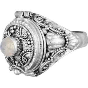 Medieval Moonstone Cross Ring