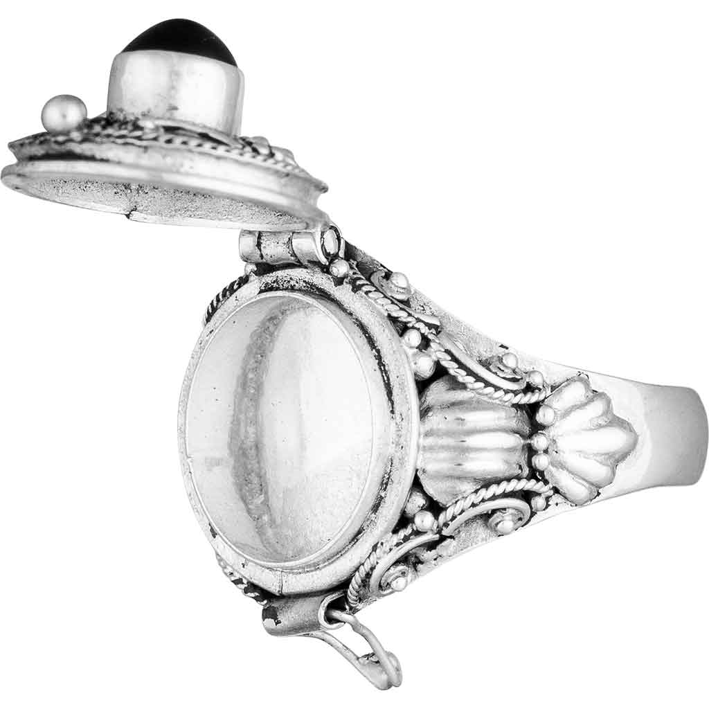 Medieval Onyx Cross Ring