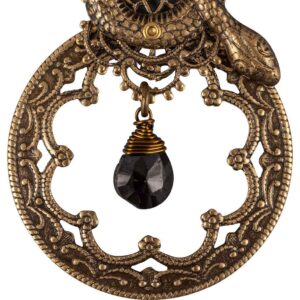 Snake and Stone Earrings