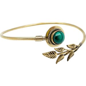 Leaf Fantasy Malachite Bracelet