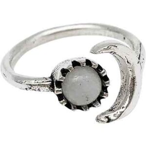 Sun and Moon Cuff Ring