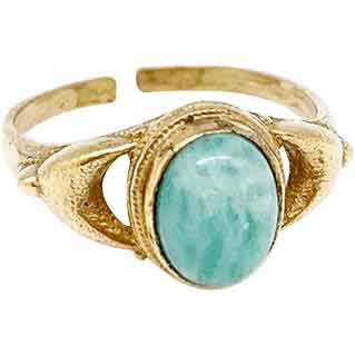 Olympia Amazonite Ring