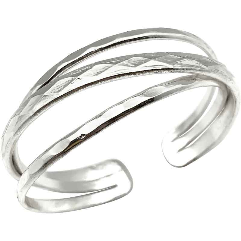 Silver Aodhan Medieval Cuff Bracelet