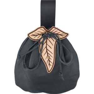 Large Elven Leaf Belt Pouch