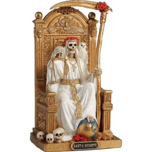 Enthroned Santa Muerte Statue