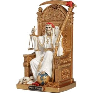 Enthroned Santa Muerte Statue