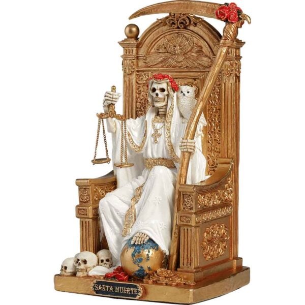 Enthroned Santa Muerte Statue