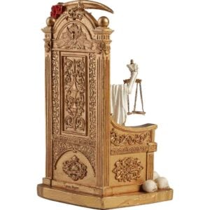 Enthroned Santa Muerte Statue
