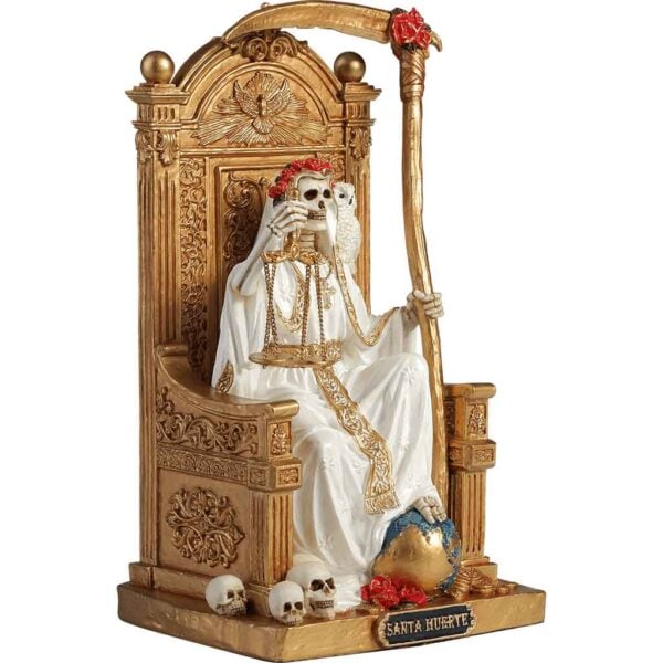 Enthroned Santa Muerte Statue