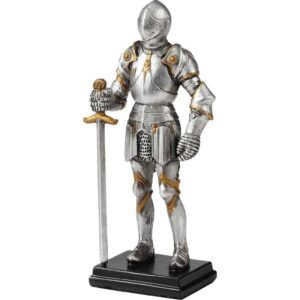 Knight in Armour Stance Statue