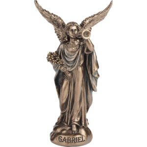 Saint Gabriel Blowing Trumpet Statue