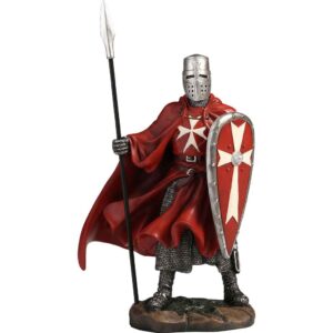 Spear and Shield Maltese Hospitaller Statue