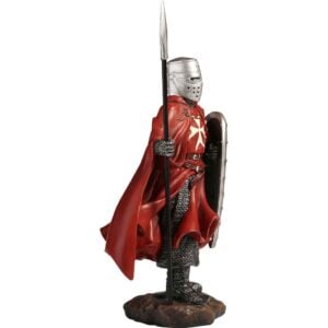 Spear and Shield Maltese Hospitaller Statue