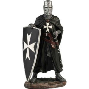 Sword and Shield Maltese Hospitaller Statue