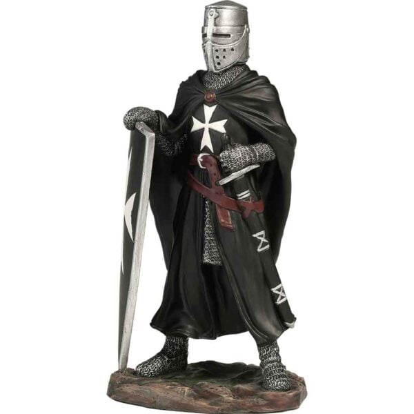 Sword and Shield Maltese Hospitaller Statue