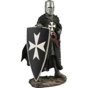 Sword and Shield Maltese Hospitaller Statue